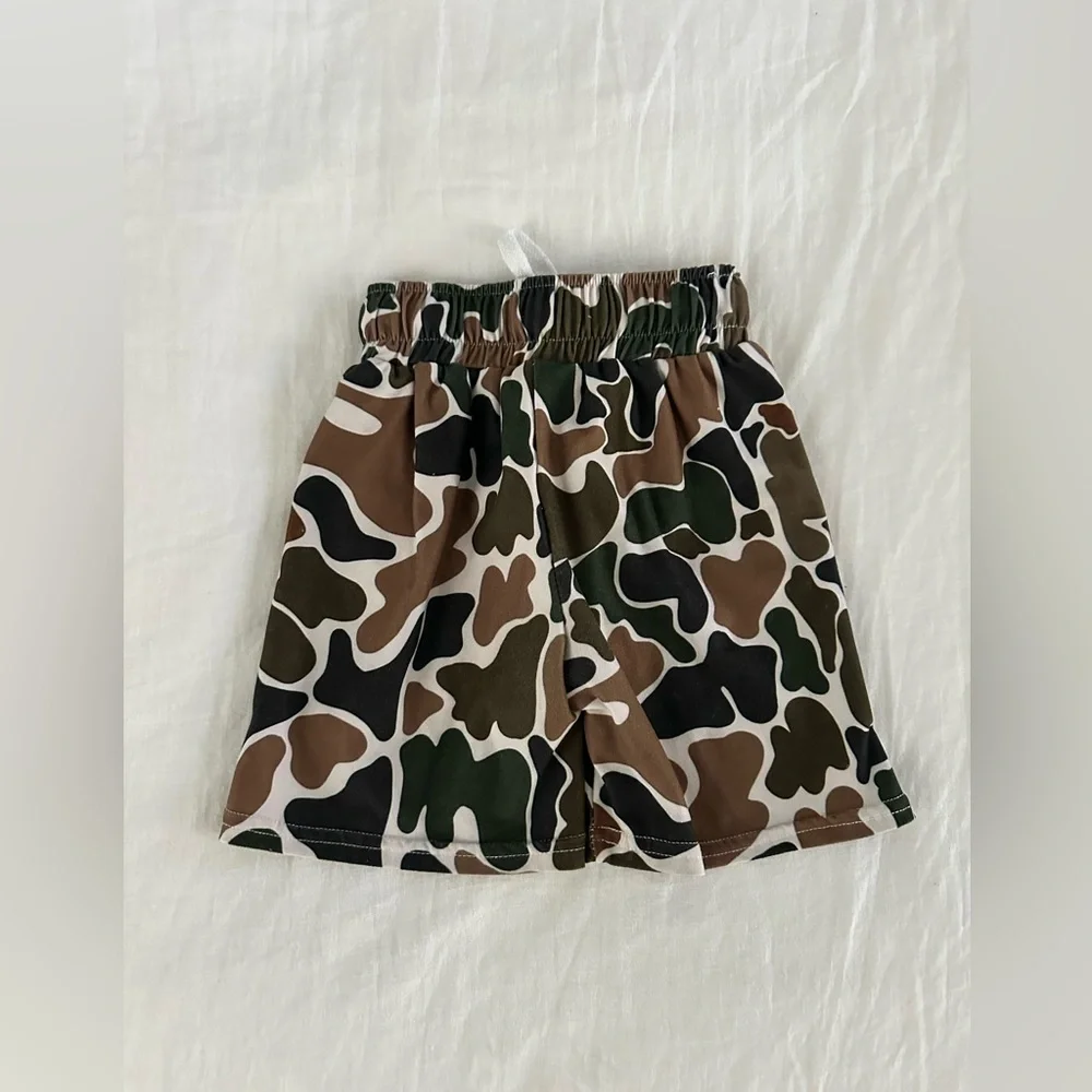 Duck Camo Shorts - Toddler